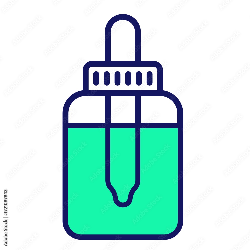 Fototapeta premium Pipette Icon Set Multiple Style Collection