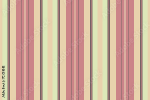 Larvest texture stripe vector, paper vertical lines fabric. Vack textile background seamless pattern in light and red colors.