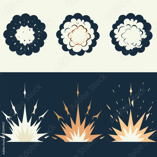 explosion-icon-sets-isolated-on-white-background-.eps