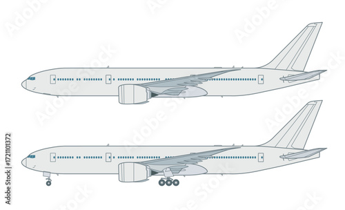 Amerikanisches Langstreckenflugzeug