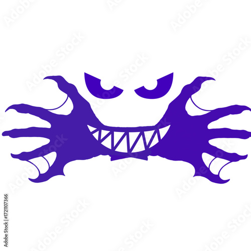 hand drawn vector illustration of halloween celebration zombie