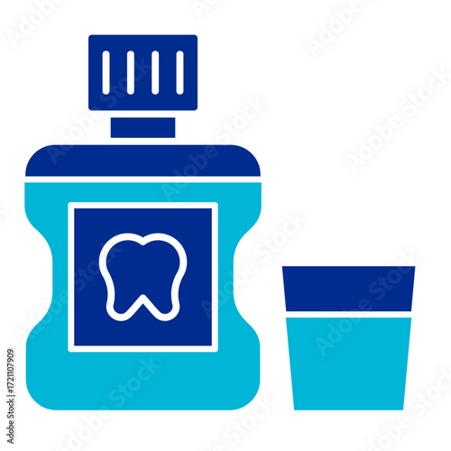 Mouthwash  Icon Set Multiple Style Collection