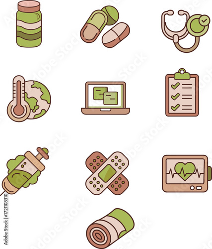 Spa & Healthy Lifestyle vector art