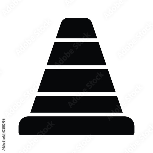 Take your hands on this amazing line style icon of traffic cone