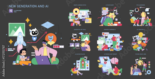 New Generation and AI in Learning and Creativity