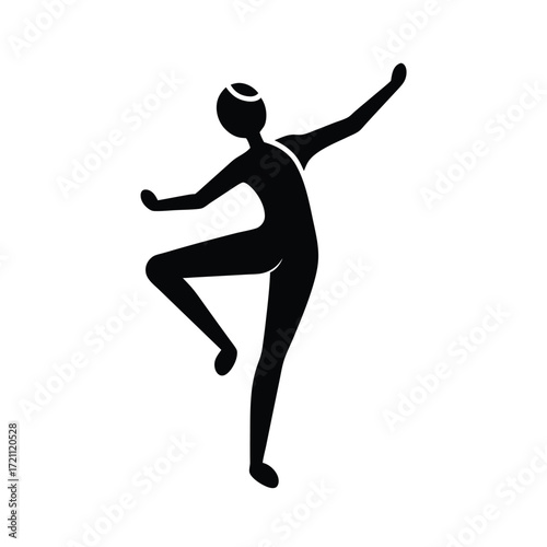 Aerobics Dance Icon