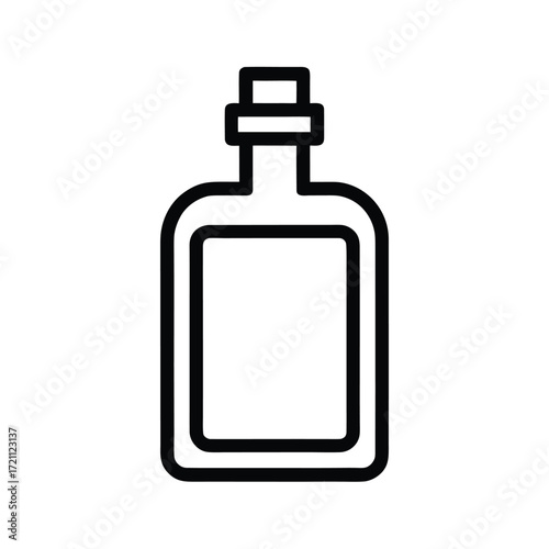 Aftershave Bottle Icon Outline