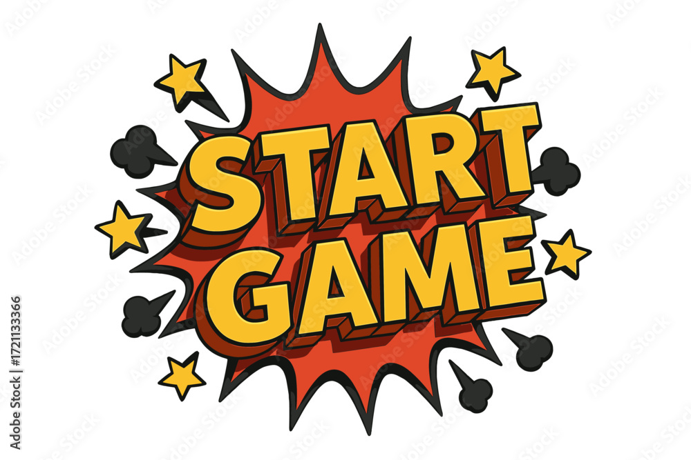 Fototapeta premium Comic book style pop art text icon set. retro, cartoon, comic words line icons collection