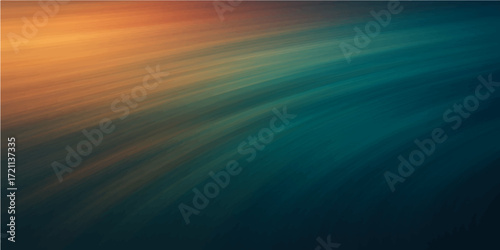 Blue ocean waves and abstract clouds on a summer day