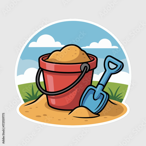 bucket and shovel