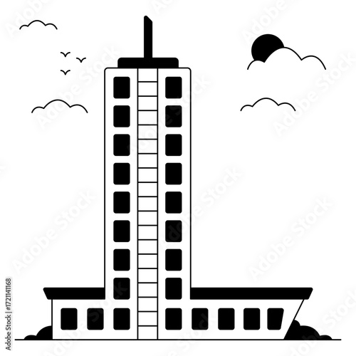 Perfect design icon of istanbul sapphire