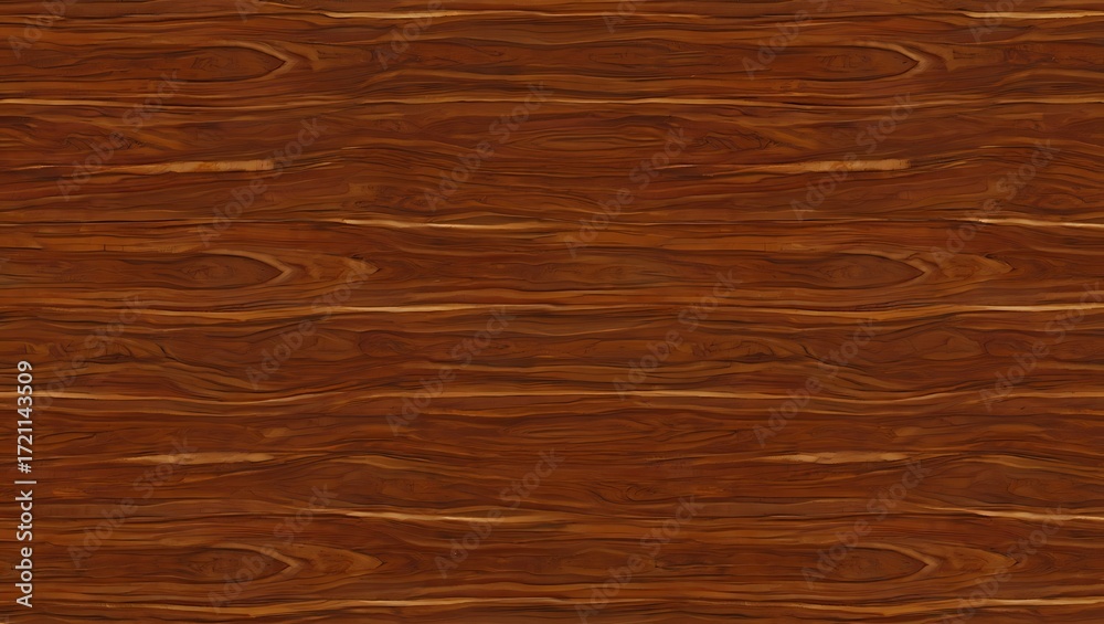 Fototapeta premium Seamless dark brown wood grain texture background