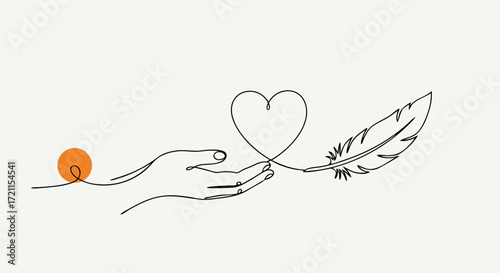 Embracing national day for truth and reconciliation through the unity of heart and feather's symbolic gesture