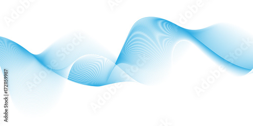 Light blue with white gradients smooth flowing abstract wave design. modern and minimal used in tech, digital, or clean corporate designs.