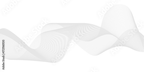 Light gray with white gradients smooth flowing abstract wave design. modern and minimal used in tech, digital, or clean corporate designs.