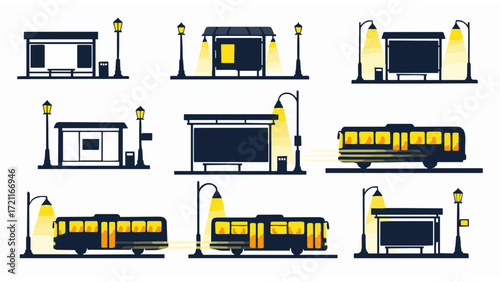 Bus Stops and Transportation A Collection of Stylish Designs