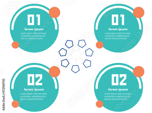 A professional business infographic template featuring a clean, modern design ideal for corporate presentations, annual reports, marketing strategies, and startup pitch decks. This infographic9