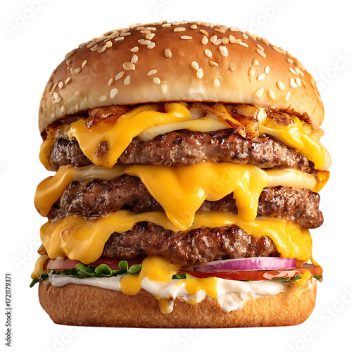 Triple Cheeseburger 