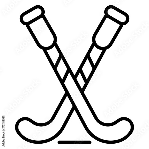 Hockey Stick Icon