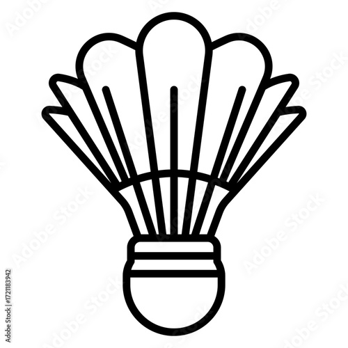 Badminton Shuttle Icon