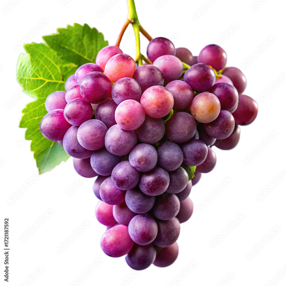 Fototapeta premium bunch of grapes isolated on white