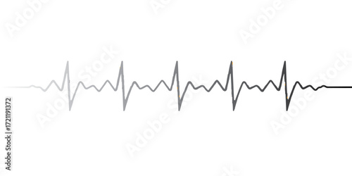 A healthy heartbeat graphic on an ECG monitor shows a vibrant green cardiogram wave illustrating the rhythm of a person's pulse