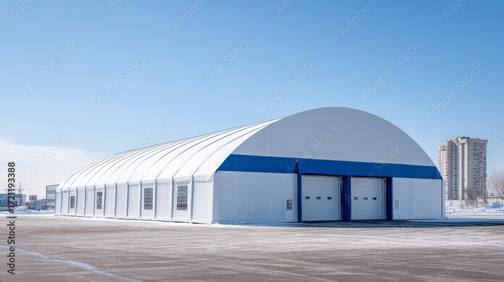 Fototapeta premium Industrial Warehouse