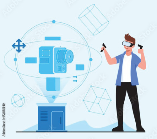 businessman with a laptop