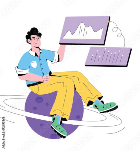 man with laptop computer