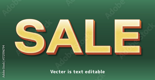金文字テクスチャ_アピアランス_SALE_GREEN