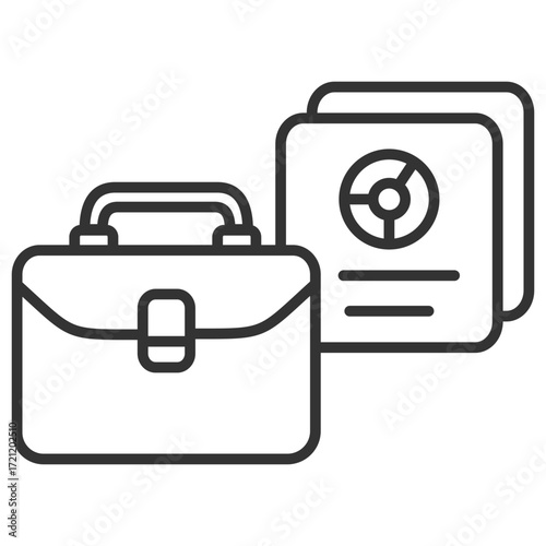 Portfolio Outline Icon