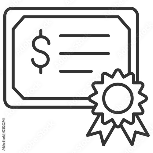 Bond Outline Icon