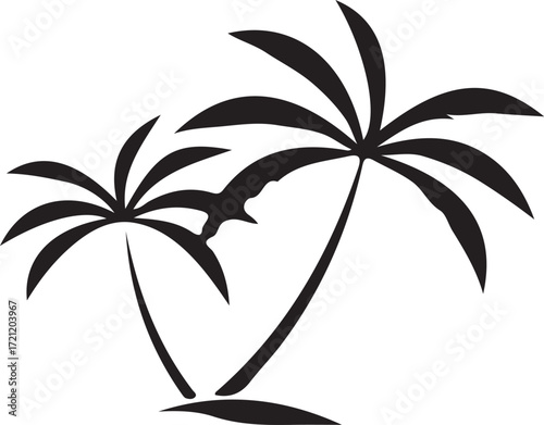 palm tree silhouette