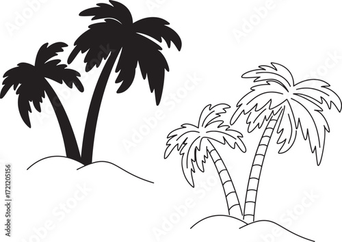 palm tree silhouette