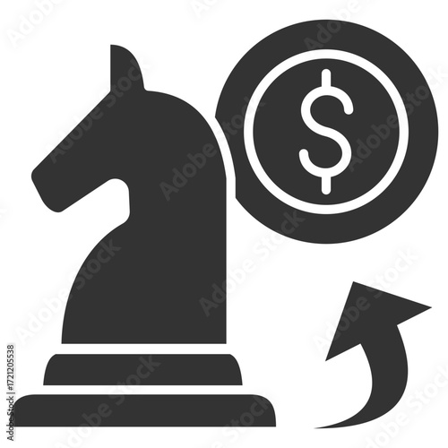 Strategy Glyph Icon
