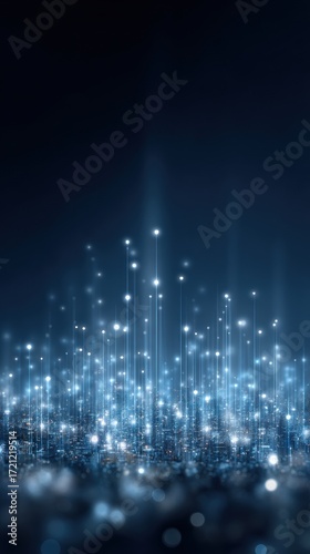 Wireless network hight speed technology smart city with telecom, network, storage