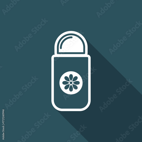 Vector illustration of single isolated deodorant icon