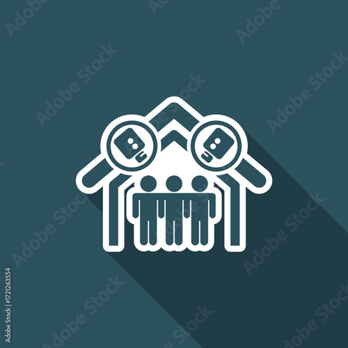 Vector illustration of single isolated reality icon