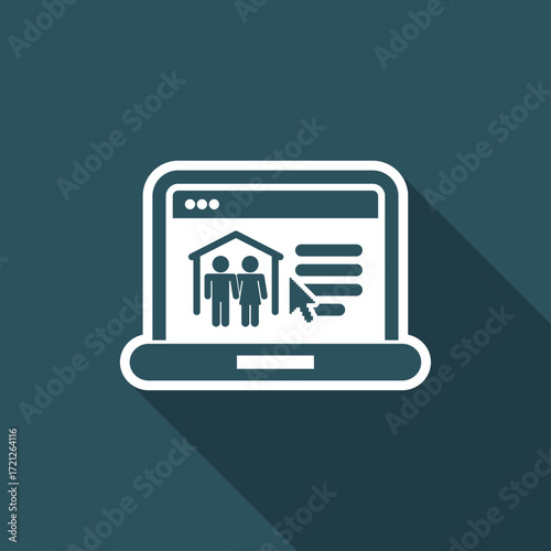 Real estate website icon