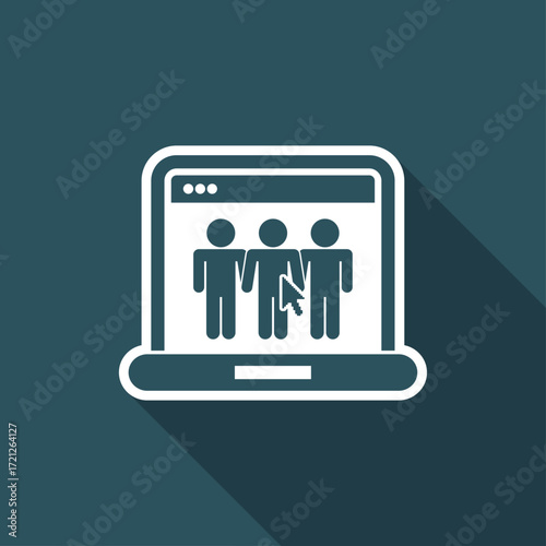 Web social icon