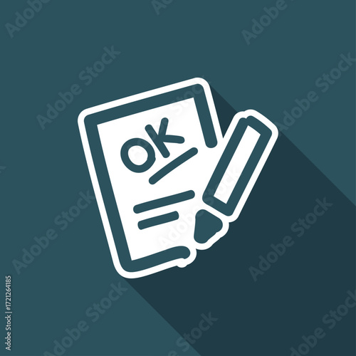 Positive evaluation icon