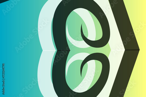 colourful aesthetic abstract gradient batik dayak line art shape wallpaper background pattern	