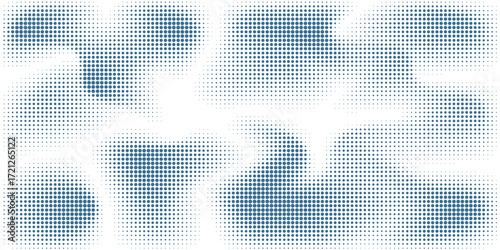 Light BLUE vector pattern with spheres. Illustration with set of shining colorful abstract circles. Design for business adverts.