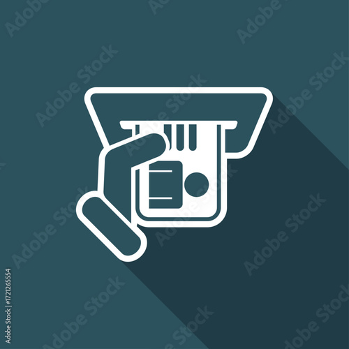 Id card insert icon