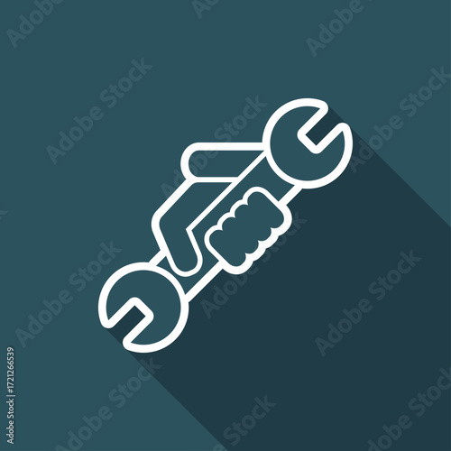 Wrench symbol icon