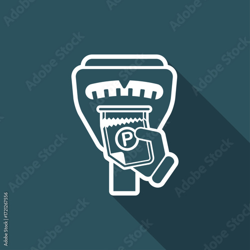 Parking meter ticket