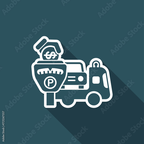Wrecker parking area