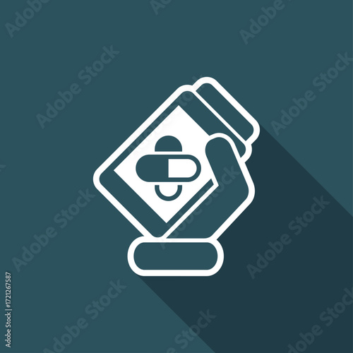 Pills bottle icon