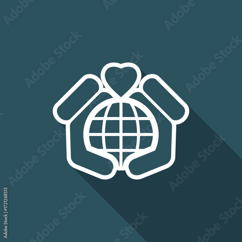 World love icon