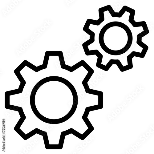 Process icon vector illustration	
